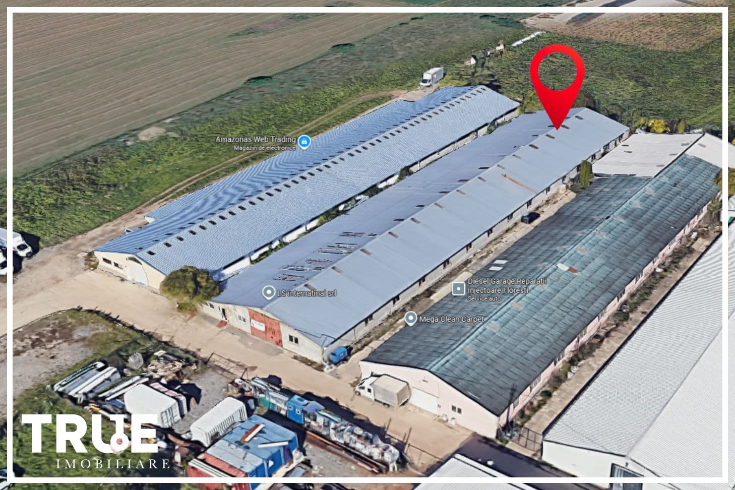 Hală / depozit de închiriat 282 m² în Comuna Florești — 1/9