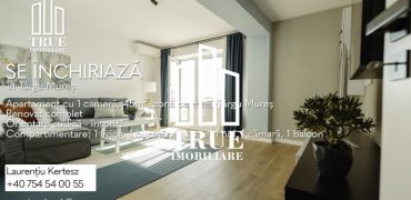 Apartament de închiriat, 45m², zonă centrală Târgu Mureș!