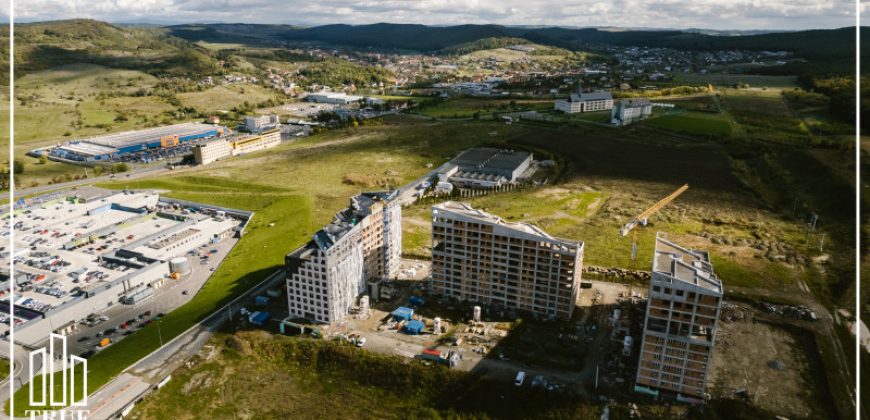 Apartament cu 2 camere, 62.2mp, et.2/10, bloc nou, Concept 9!