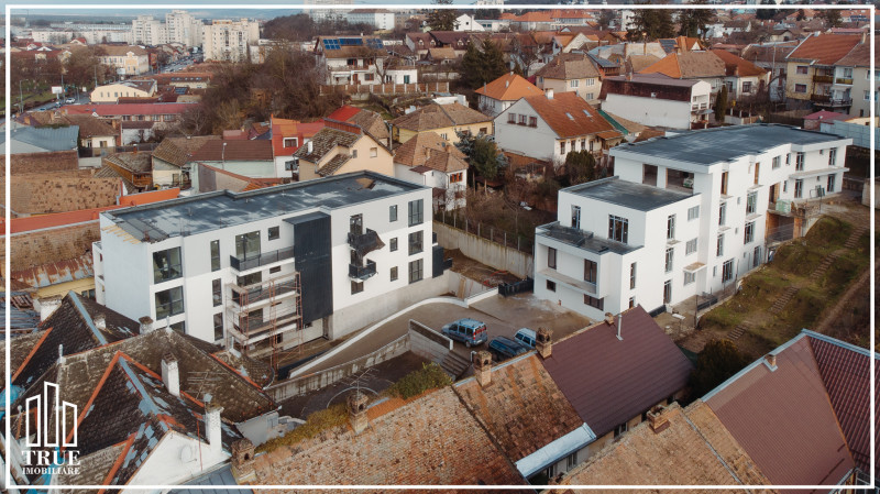 Ap. 2 cam. bloc nou, 53.8m² + terase 20.6m² + curte, Revoluției Residence!