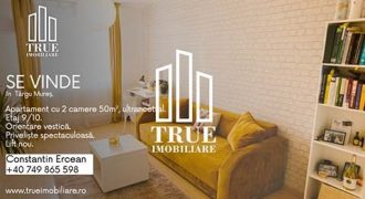 Apartament cu 2 camere, 51m², ultracentral – priveliște deosebită!