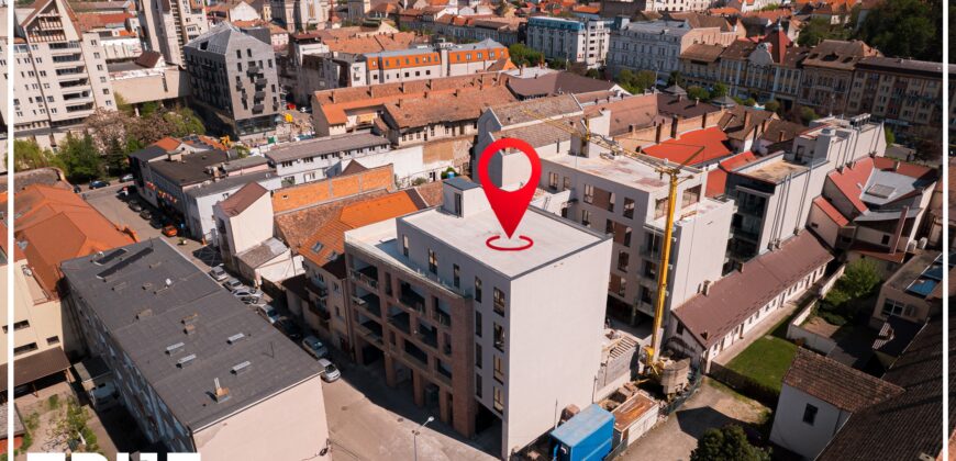 Ap. 3 cam, 75.2m² + 14.2m², ultracentral, Arossa Center!