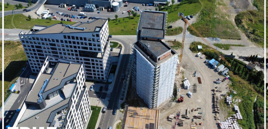 Apartament 2 camere, 42m² + 6m², Skyline City!