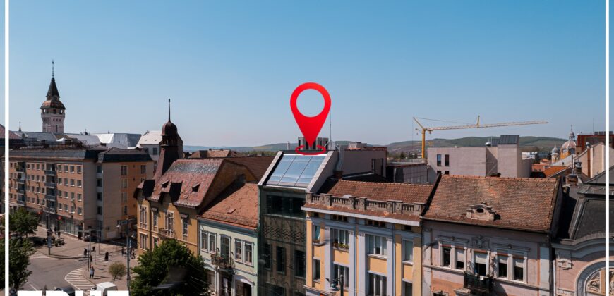 Ap. 2 cam, 57.3m² + 16.2m², ultracentral, Arossa Center, Tg. Mureș!