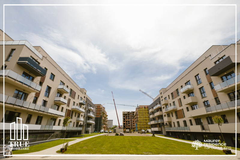 Apartament cu 2 camere, 56.35m² + balcon 3.60m², Maurer Residence!