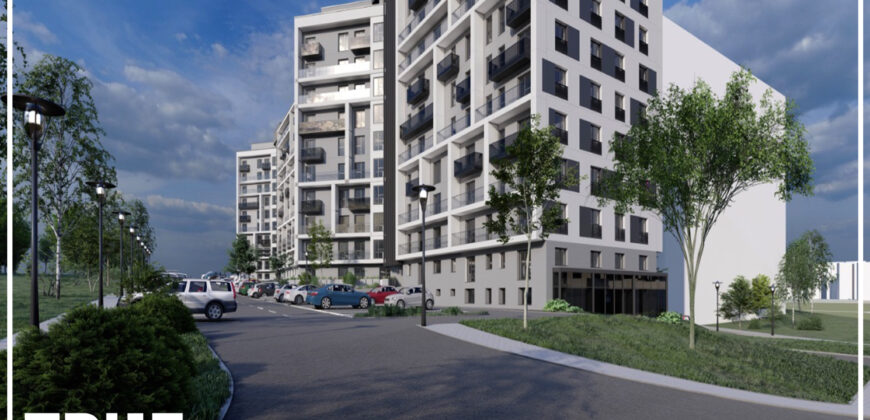 Apartament 2 camere, 42m² + 6m², Skyline City!
