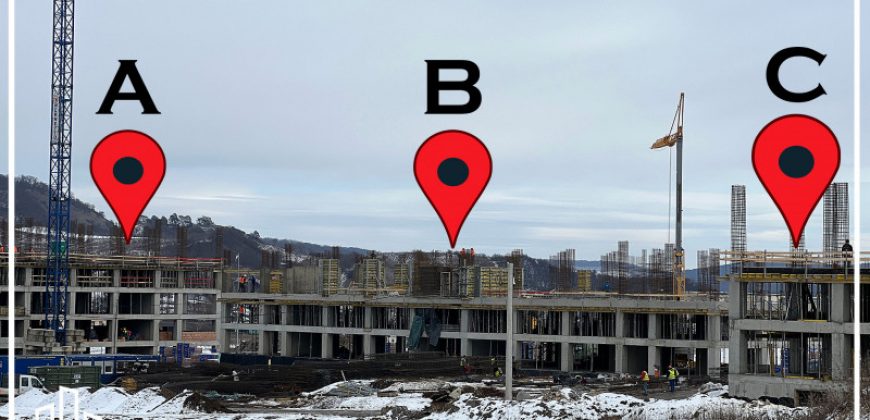 Studio de vânzare, 41.4m², et. 4/10, bloc nou, Concept 9!