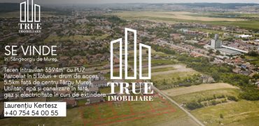 Teren intravilan 510m², cu PUZ, Sângeorgiu de Mureș!