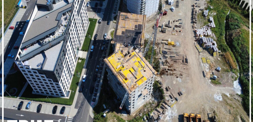 Studio de vânzare, 39m² + 6m² balcon, Skyline City!