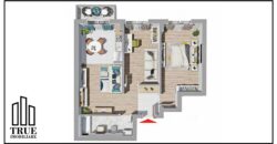 Ap. 2.5 camere, 62.7m² + balcon, Maurer Residence!
