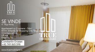 Apartament de vânzare, 2 camere, 54m², cartierul Tudor!