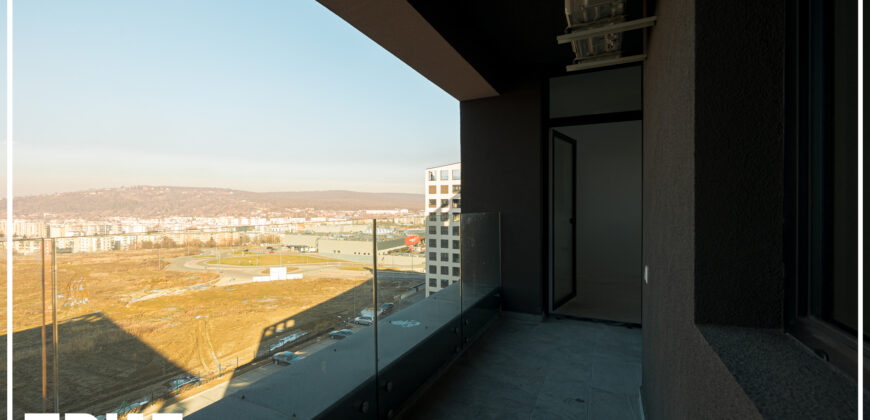 Ap. 2 camere + loc de parcare, 62.1m² + 6.8m² logie, Concept 9!