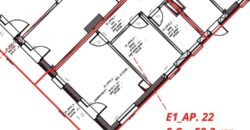 Apartament 2 camere, 42m² + 6m², Skyline City!