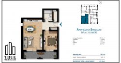 Ap. cu 2 camere, 54.71m² + logie 10.47m², Unirii Luxury!