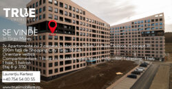 Ap. 2 camere + loc de parcare, 62.1m² + 6.8m² logie, Concept 9!