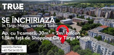 Apartament cu 1 cameră, 30m² + balcon, Tudor!