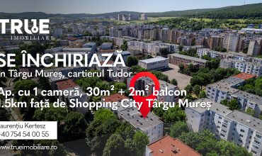 Apartament cu 1 cameră, 30m² + balcon, Tudor!