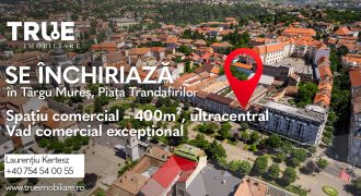 Spațiu comercial 400m² utili, ultracentral Târgu Mureș!