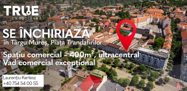 Spațiu comercial 400m² utili, ultracentral Târgu Mureș!