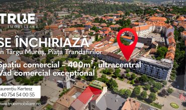 Spațiu comercial 400m² utili, ultracentral Târgu Mureș!