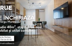 Studio de închiriat, etaj 3, bloc nou, Maurer Residence!