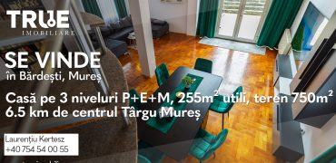 Casă individuală 255m² utili, teren 750m² – Bărdești, Mureș