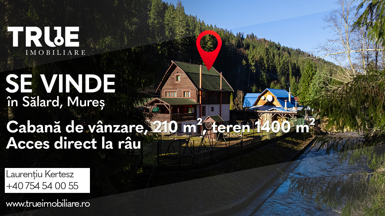 Cabană 210 m² + teren 1400 m² | Sălard, Mureș