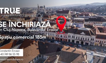 Spațiu comercial de închiriat 185m², ultracentral, Cluj Napoca!