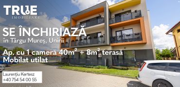 Ap. 1 cameră, 40m² + 8m² terasă, cartierul Unirii!