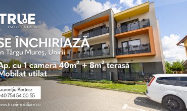Ap. 1 cameră, 40m² + 8m² terasă, cartierul Unirii!