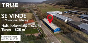 Hală de producție / depozitare de vânzare – Voiniceni, Mureș