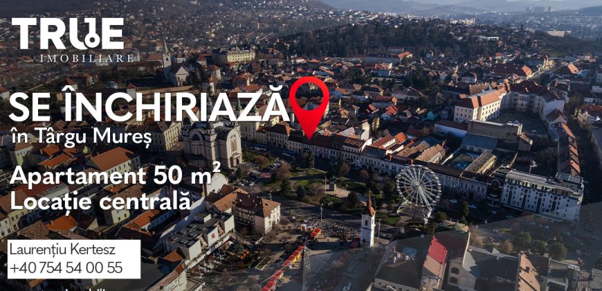 Ap. 2 camere de închiriat – Ultracentral, Târgu Mureș