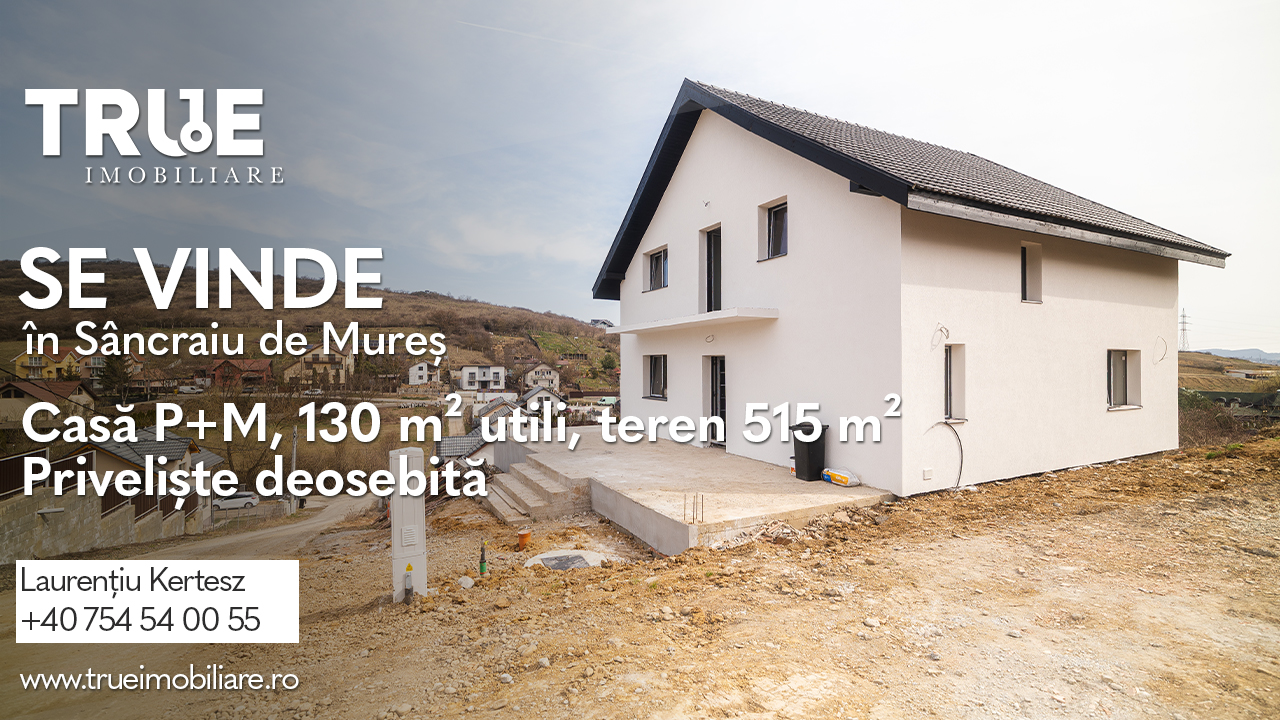 Casă individuală P+M – Sâncraiu de Mureș, Cartierul Răsăritului