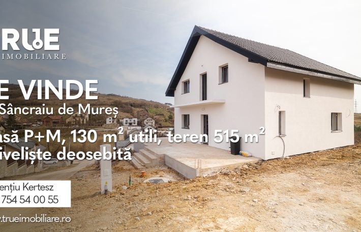 Casă individuală P+M – Sâncraiu de Mureș, Cartierul Răsăritului