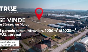 Teren intravilan cu PUZ, 1035m², Sântana de Mureș!