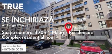 Spațiu comercial de închiriat, 70m² – Maurer Residence, B23