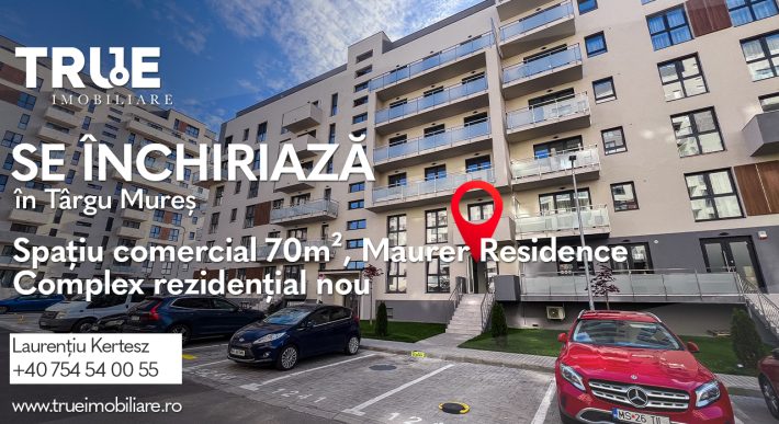 Spațiu comercial de închiriat, 70m² – Maurer Residence, B23
