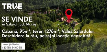 Cabană de vânzare, 95m², teren 1276m², Sălard!