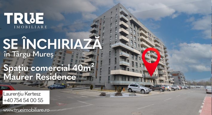 Spațiu comercial de închiriat, 40m², Maurer Residence!