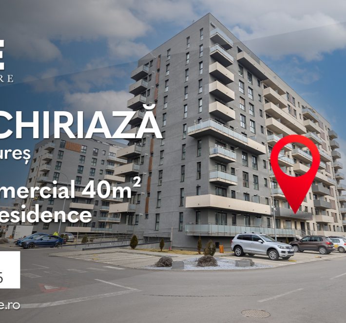 Spațiu comercial de închiriat, 40m², Maurer Residence!