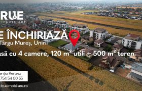 Casă 4 camere 120m² utili + 500m² teren, Unirii, Târgu Mureș Casă 4 camere 120m² utili + 500m² teren, Unirii, Târgu Mureș