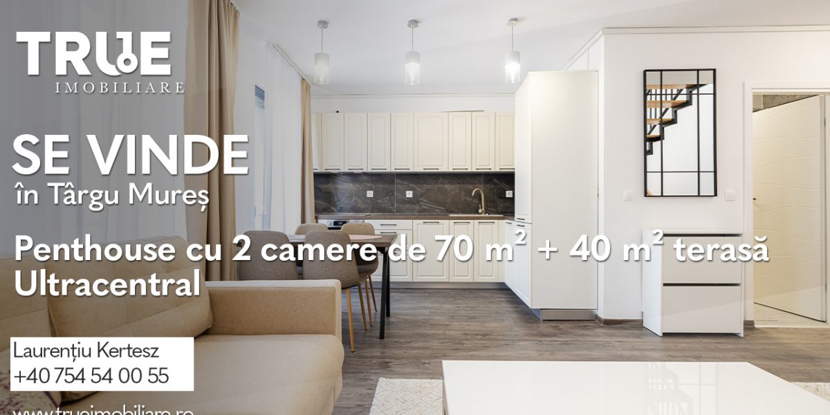 Penthouse 70m² + 40m² terasă – ultracentral, Târgu Mureș! Penthouse 70m² + 40m² terasă – ultracentral, Târgu Mureș!