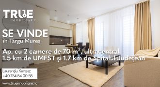 Apartament 2 camere, 70 m² utili – ultracentral, Târgu Mureș!