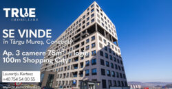 Apartament cu 3 camere de vânzare, 75m² + 6m² logie, Concept 9!
