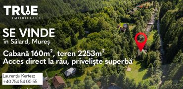 Cabană 160m² utili, teren 2253m², Salard, Mureș!
