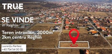 Teren intravilan de vânzare, 1000m², Reghin!
