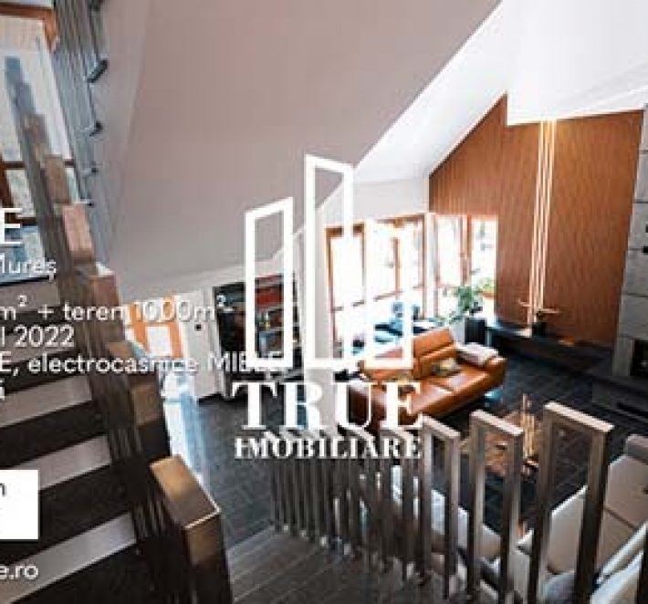 Casă de lux 250m², teren 1000m², cartierul Răsăritului, Sâncraiu de Mureș!
