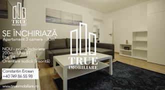 Apartament cu 3 camere de închiriat, 70m², Cornișa!