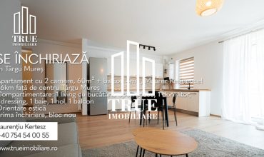 Apartament cu 2 camere, 60m² + 4m² balcon, Maurer Residence!