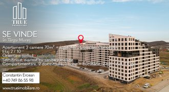 OFERTĂ PROMO – Ap. cu 3 camere, 73m², et.2/10, bloc nou, Concept 9!